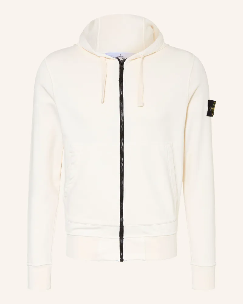Stone Island Sweatjacke Creme