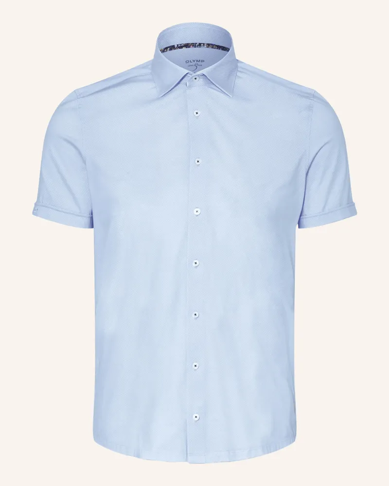 Olymp Kurzarm-Hemd Level Five 24/Seven body fit Hellblau