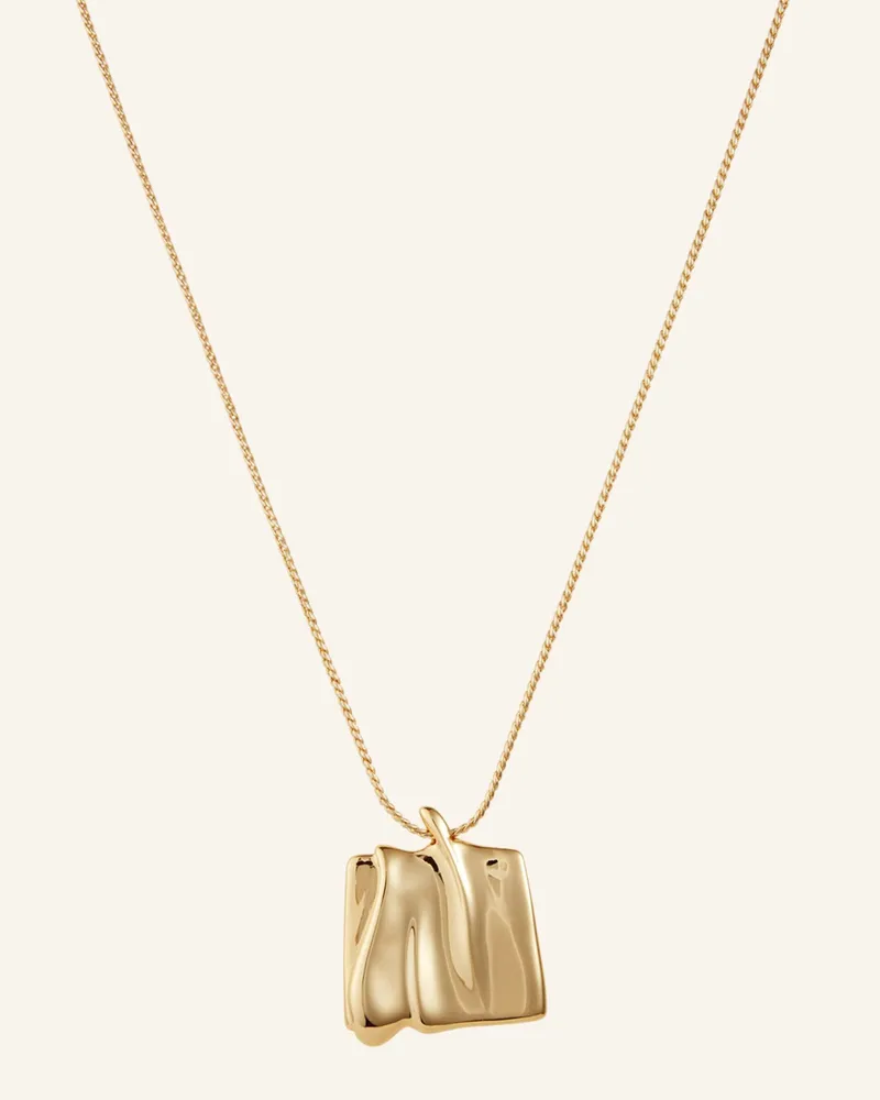 Jenny Bird Halskette SUNDRA PENDANT NECKLACE LARGE by GLAMBOU Gold