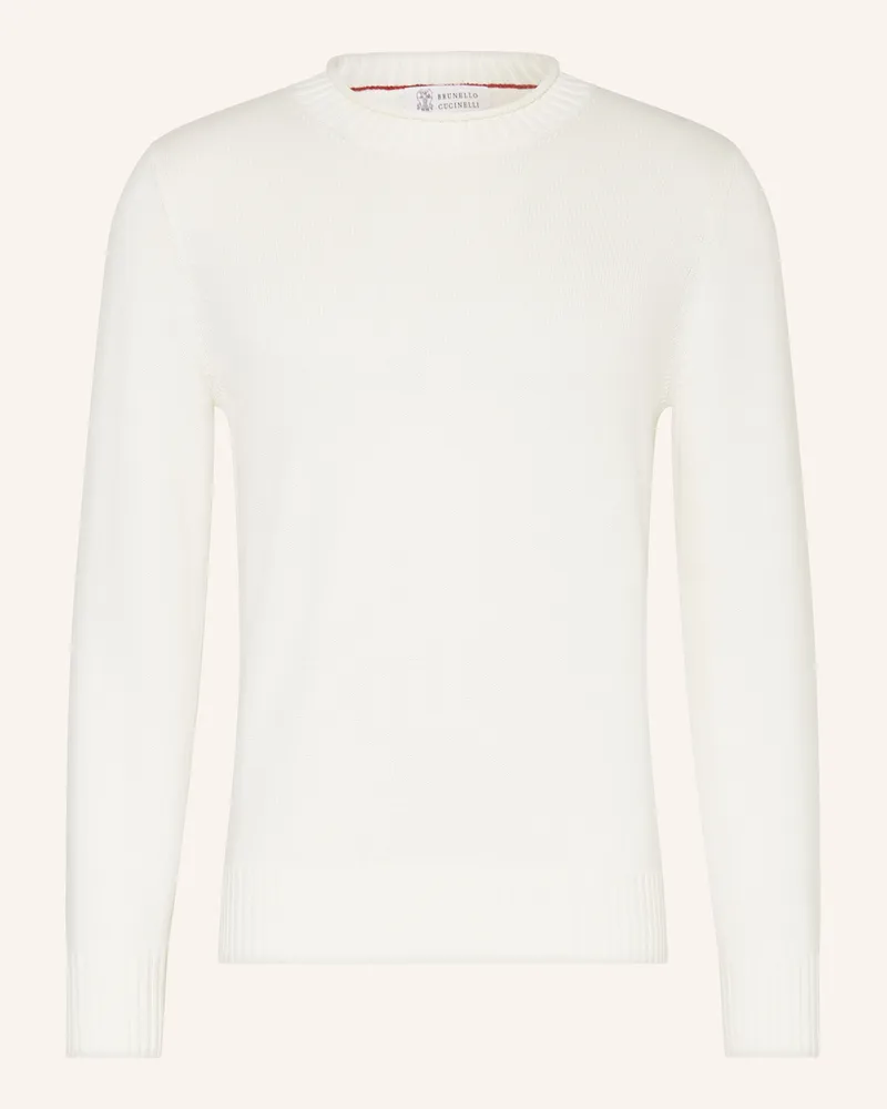 Brunello Cucinelli Pullover Weiss