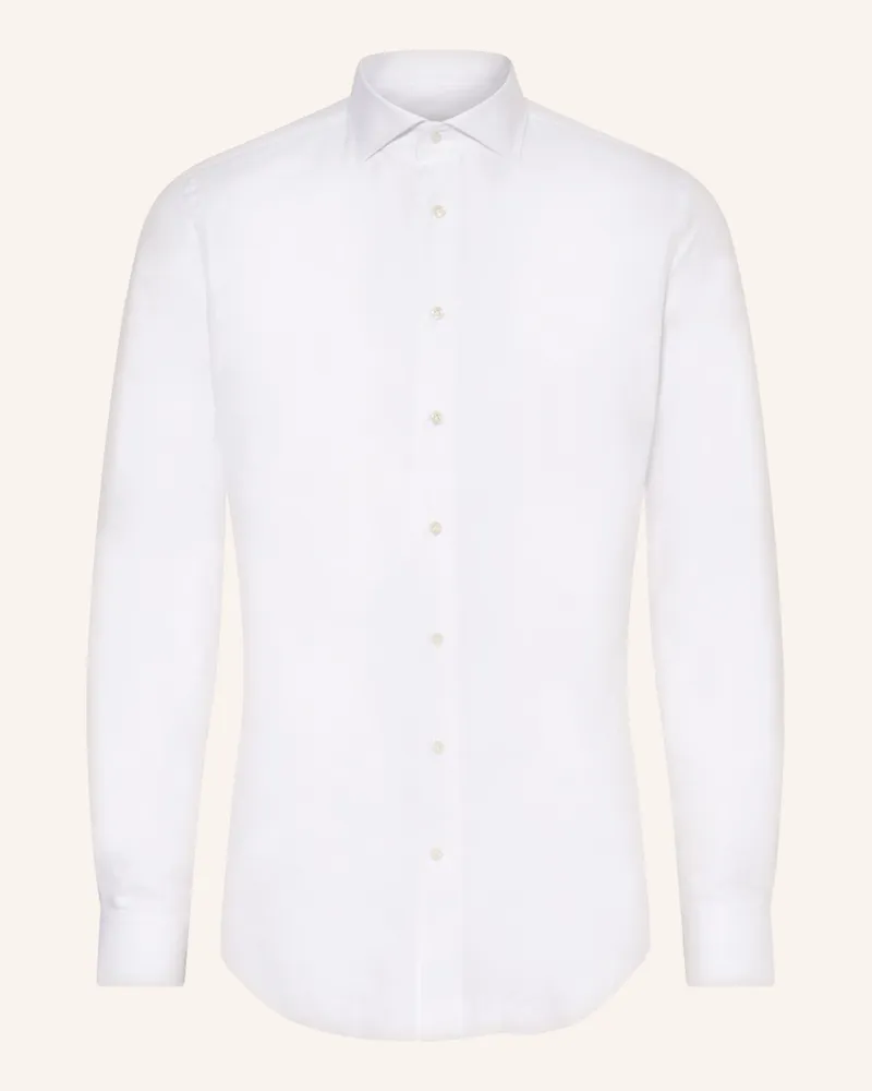 Profuomo Hemd Slim Fit weiss Weiss