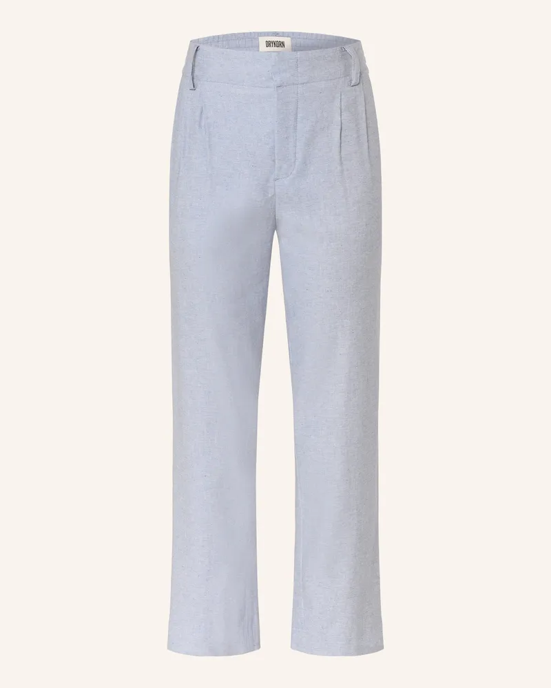 Drykorn Marlenehose DISPATCH mit Leinen Blaugrau