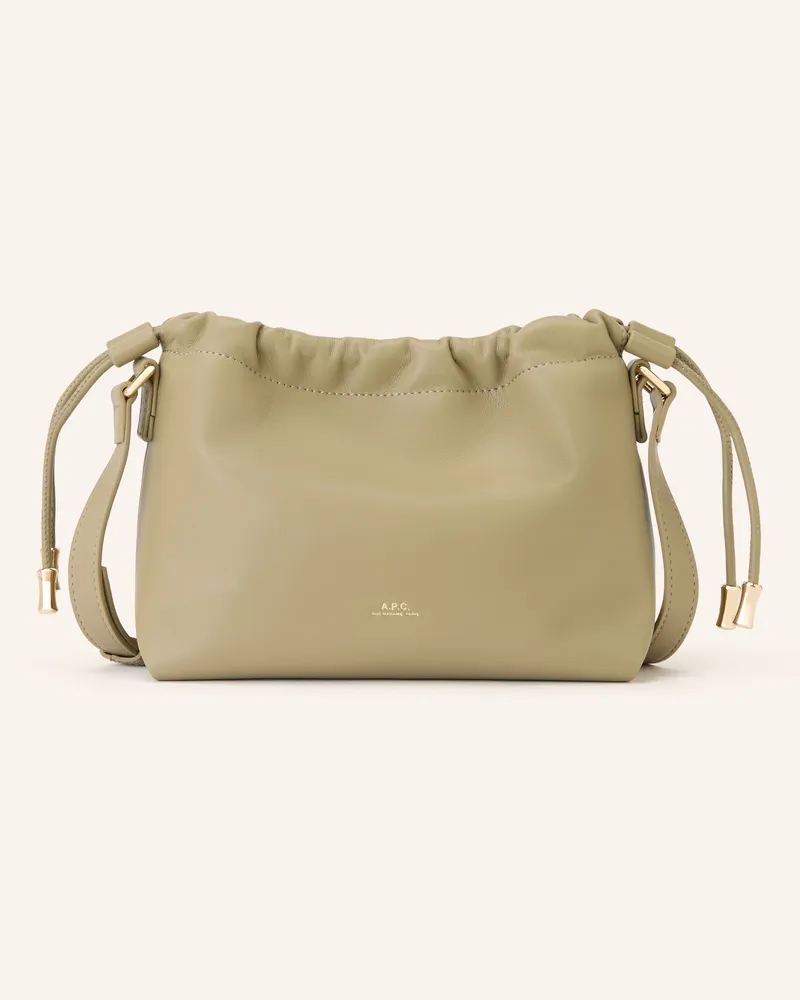 A.P.C. Beuteltasche Ninon Mini gruen Hellgrün