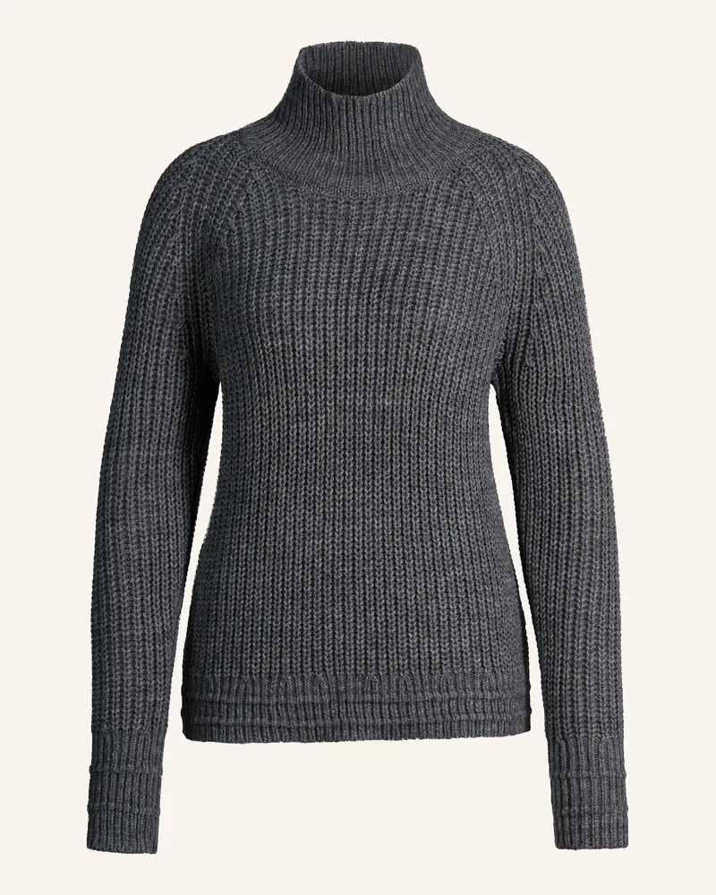 JOOP! Wollmix-Pullover grau Dunkelgrau