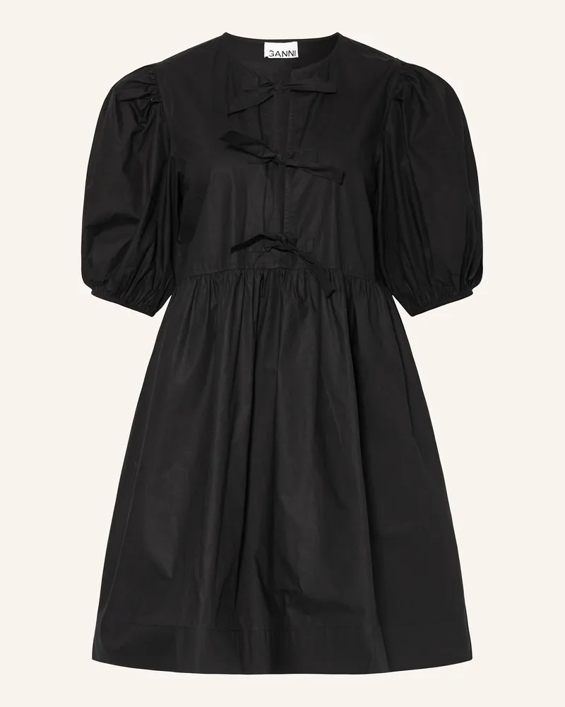 Ganni Kleid Schwarz