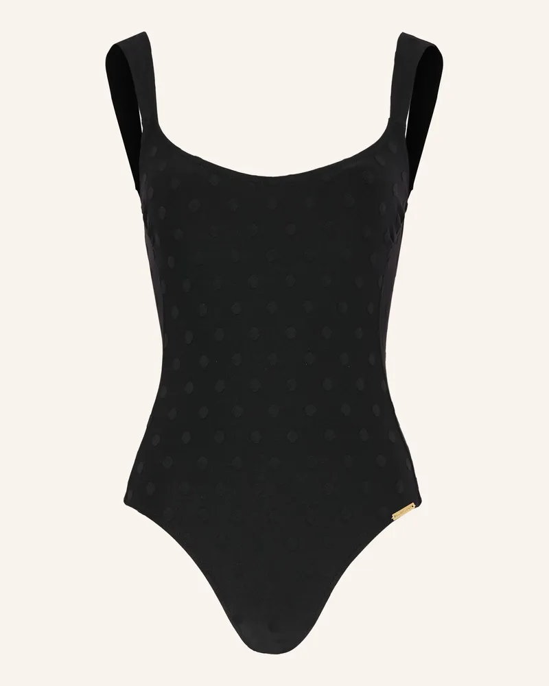 watercult Badeanzug MODERN DOTS Schwarz