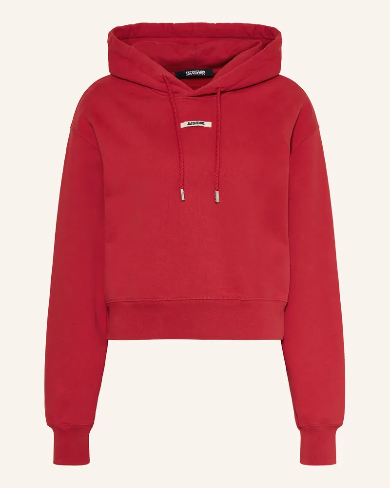 Jacquemus Hoodie LE HOODIE GROS GRAIN Rot