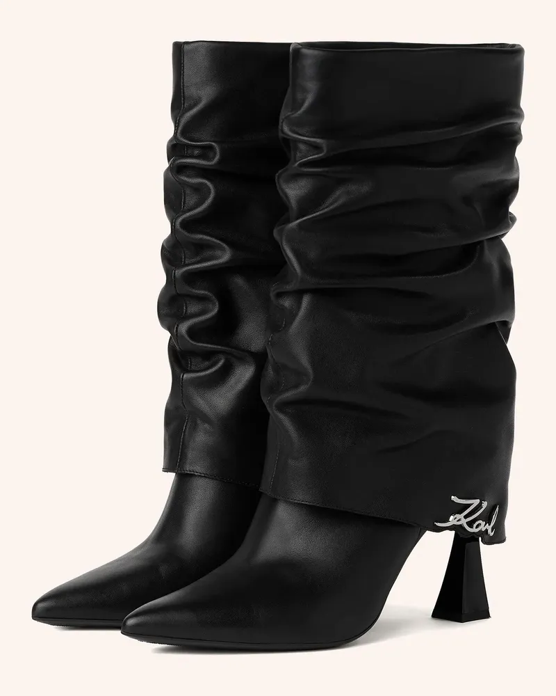 Karl Lagerfeld Stiefel schwarz Schwarz
