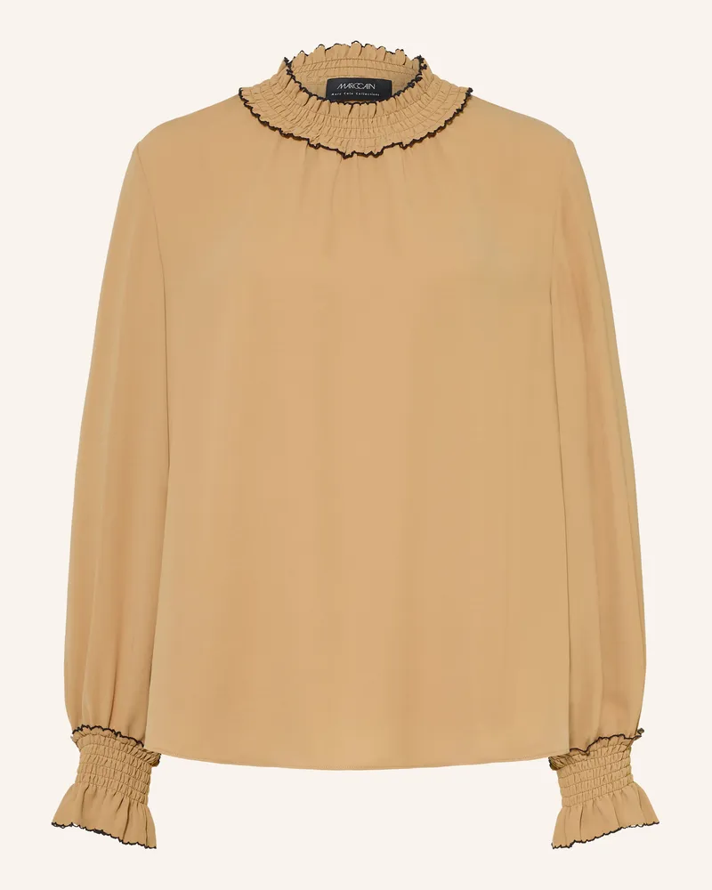 Marc Cain Blusenshirt Mit Rüschen braun 620
