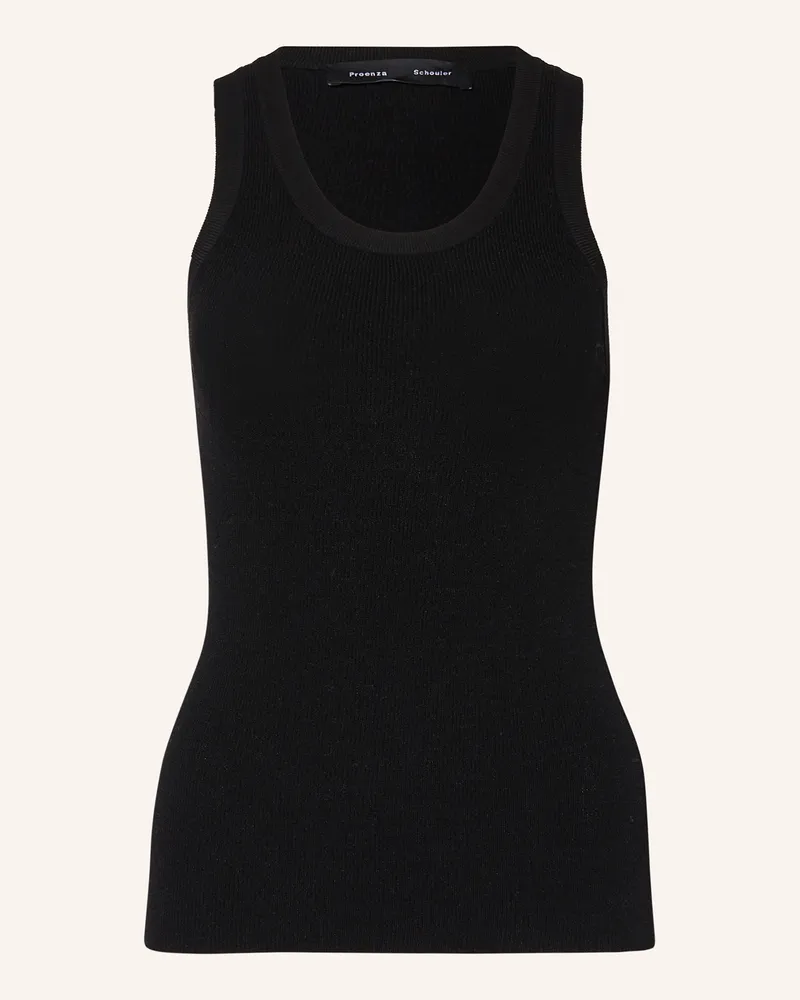 Proenza Schouler Strick-Top ROBERTS Schwarz