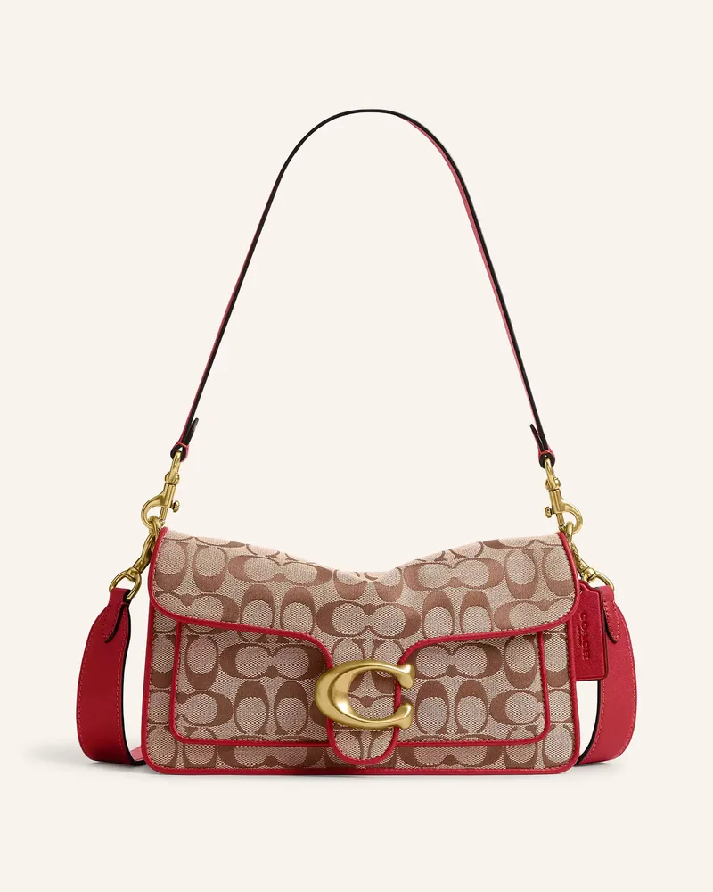 Coach Schultertasche Tabby braun Hellbraun