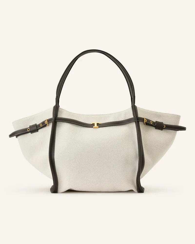 TOD'S Shopper Medium weiss Creme