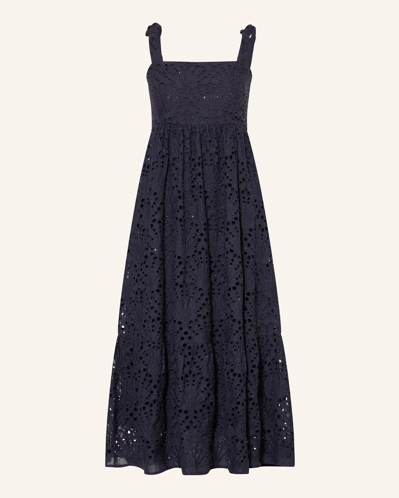 Princess goes Hollywood Kleid aus Lochspitze Dunkelblau