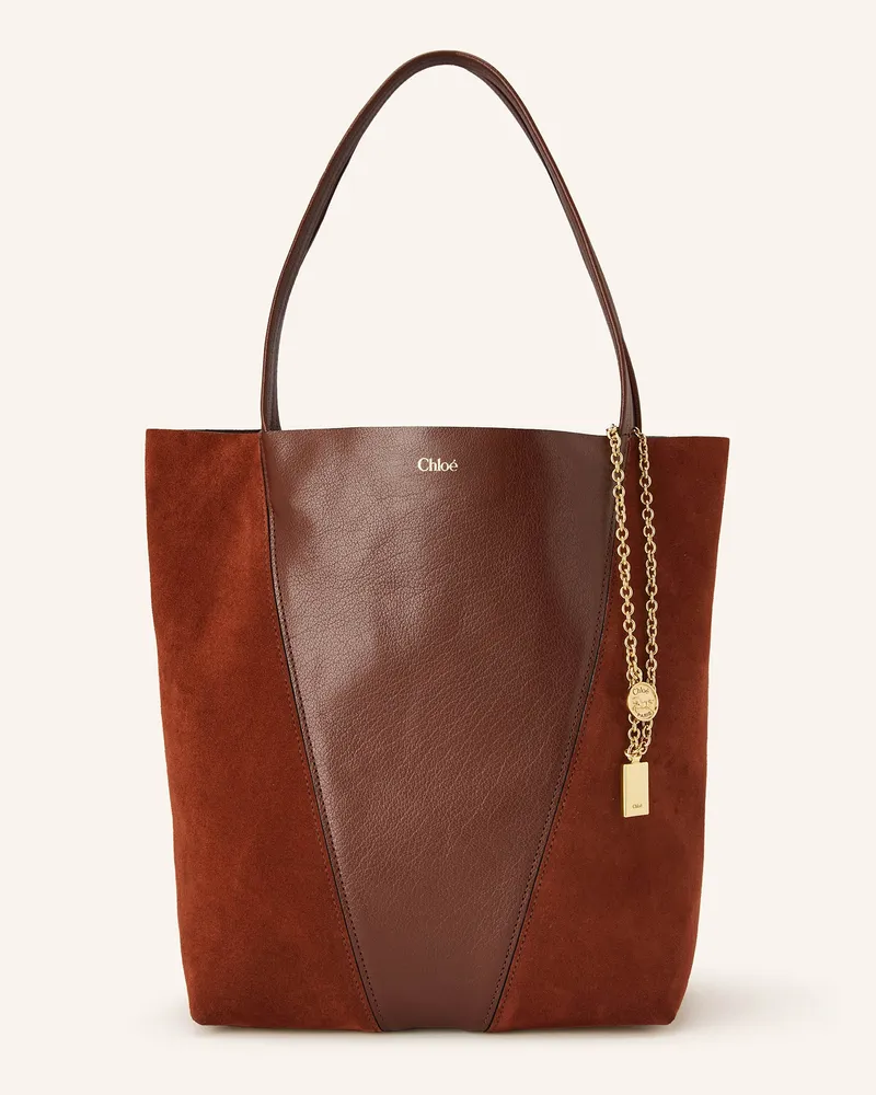 Chloé Shopper Spin braun Crafty