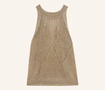 Stricktop Maia Mit Glitzergarn gold