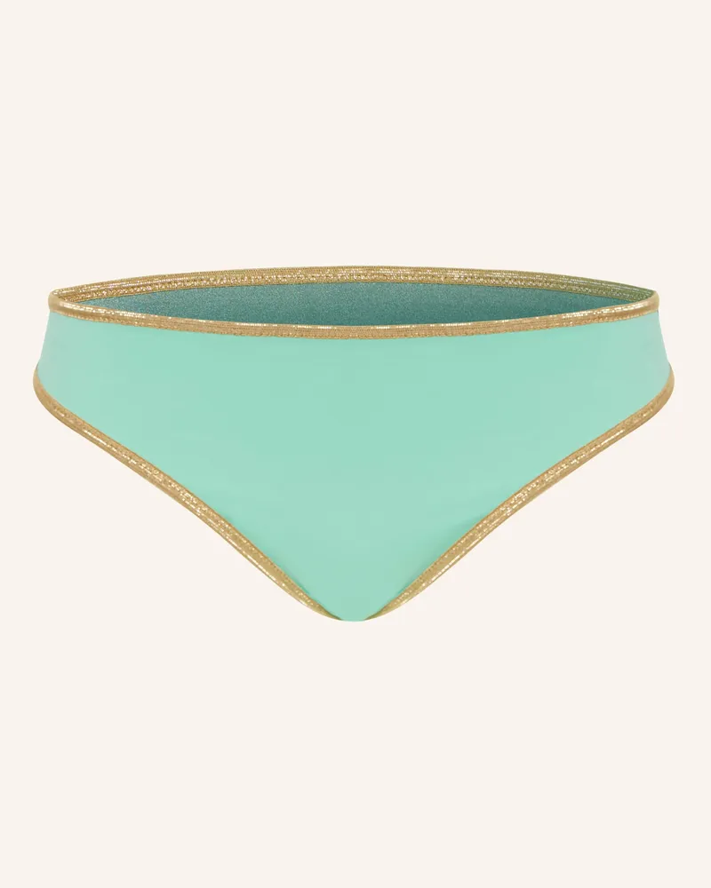 MYMARINI Basic-Bikini-Hose SHINE zum Wenden mit UV-Schutz 50 Grün