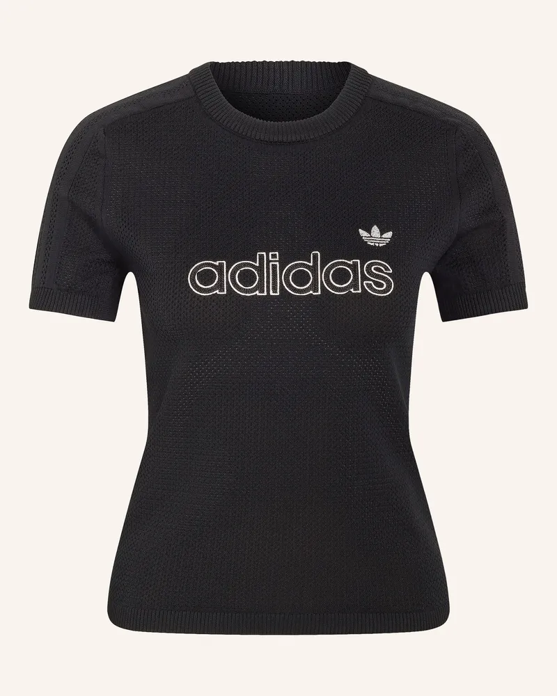 adidas T-Shirt Mesh Cali Aus Mesh schwarz Schwarz