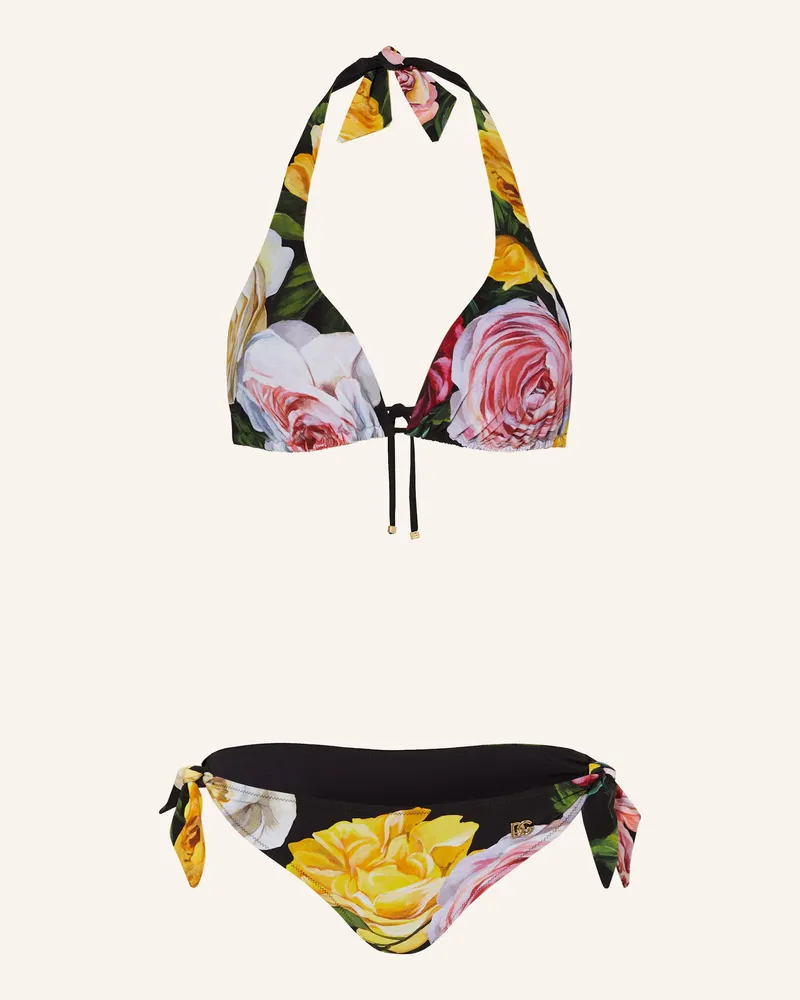 Dolce & Gabbana Neckholder-Bikini Schwarz
