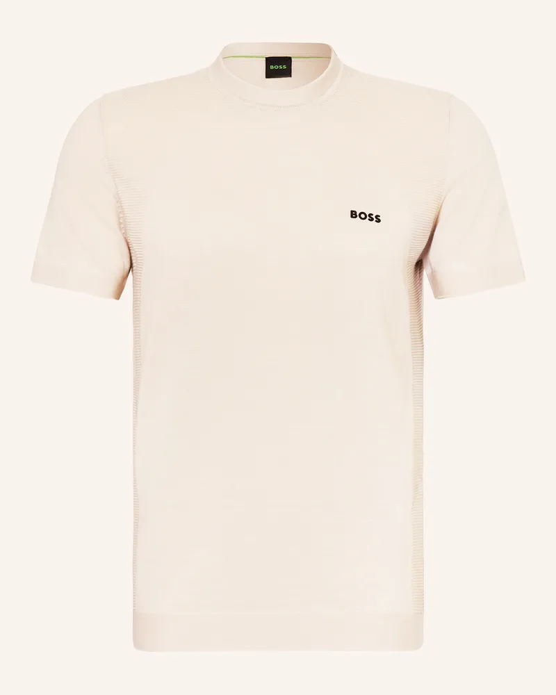 HUGO BOSS Strickshirt MOMENTUM_LITE Beige