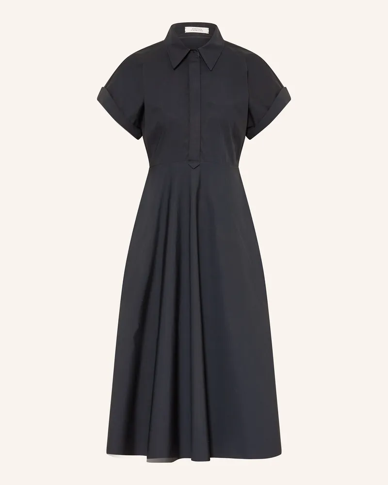 Dorothee Schumacher Hemdblusenkleid POPLIN POWER Dunkelblau