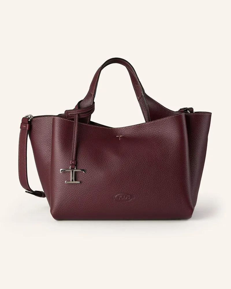 TOD'S Handtasche MINI Dunkelrot