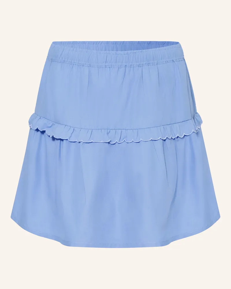 only Skort Mit Rüschen blau Blau