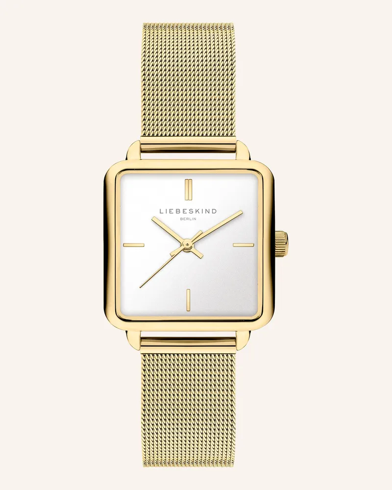 Liebeskind Armbanduhr  aus  Edelstahl Gold