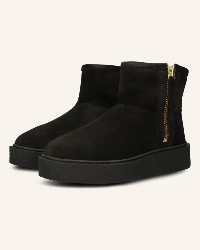 Blackstone Schnürboots braun Dunkelbraun