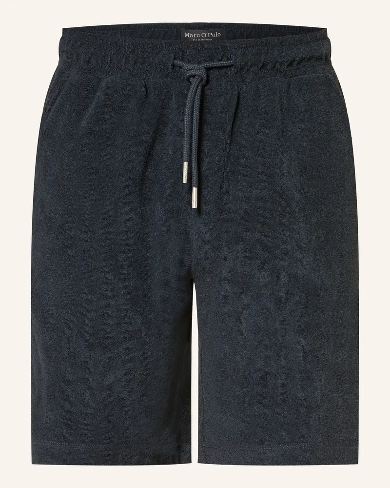 Marc O'Polo Frotteeshorts blau Dunkelblau