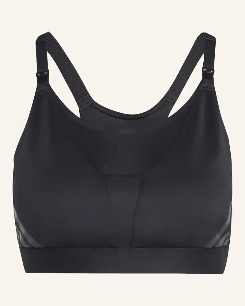 adidas POWERIMPACT LUXE MEDIUM-SUPPORT MATERNITY SPORT-BH Schwarz