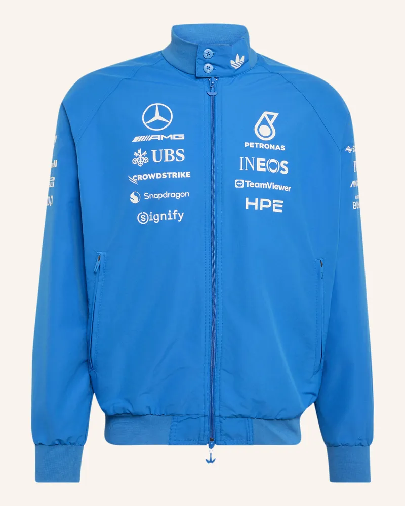 adidas Mercedes-Amg Petronas Formula 1 Team Blue Wonder Driver Harrington Jacke blau Blau