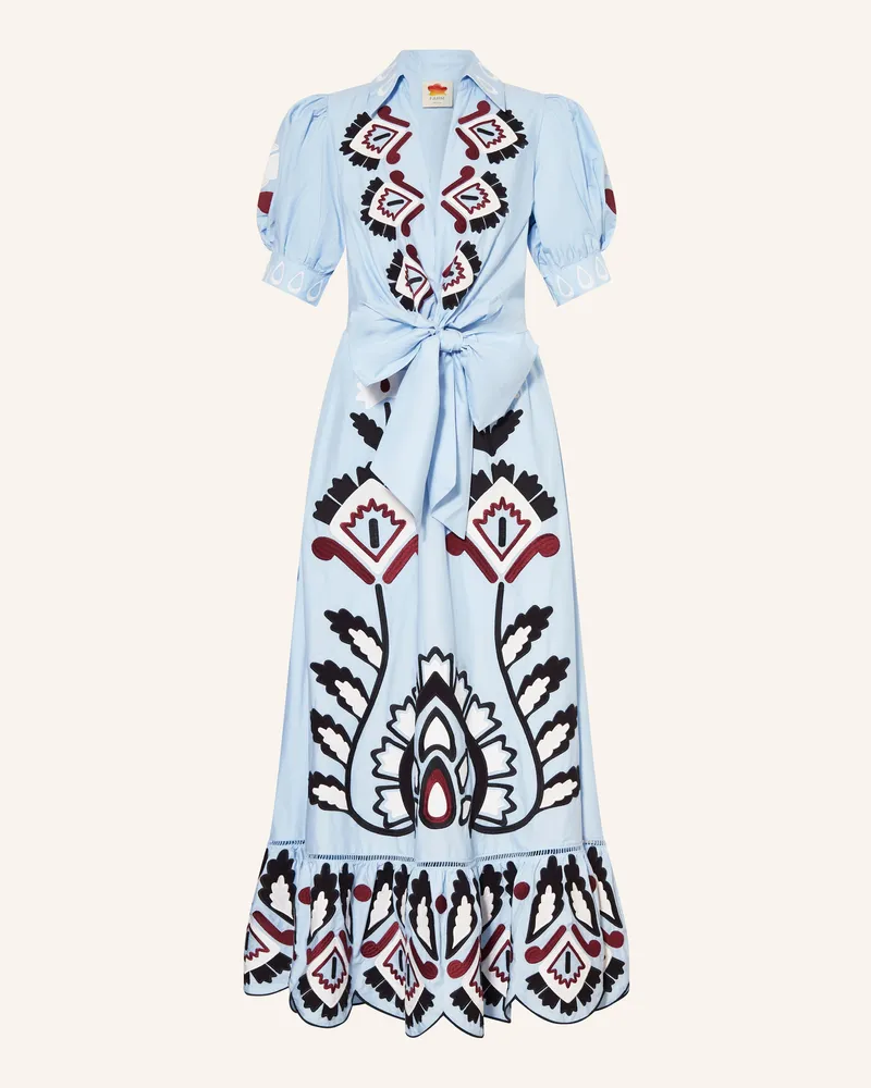 FARM Rio Kleid ARTISANAL Hellblau