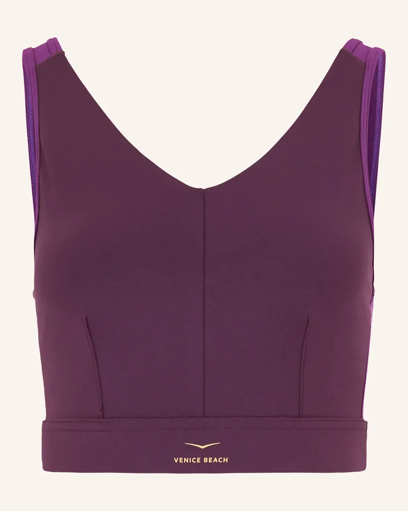Venice Beach Sport-BH VB ABIGAIL Dunkellila