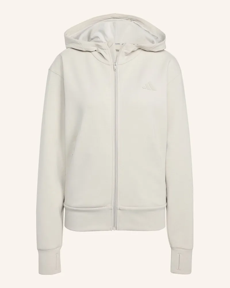 adidas DESIGNED 4 TRAINING KAPUZENJACKE Beige