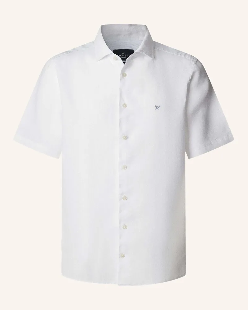 Hackett Freizeithemd GMD LINEN SS Weiss