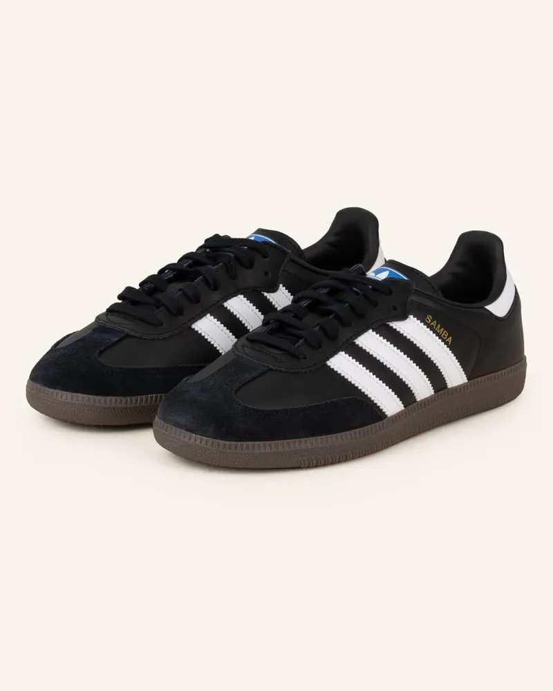 adidas Sneaker SAMBA - SCHWARZ/ WEISS Schwarz