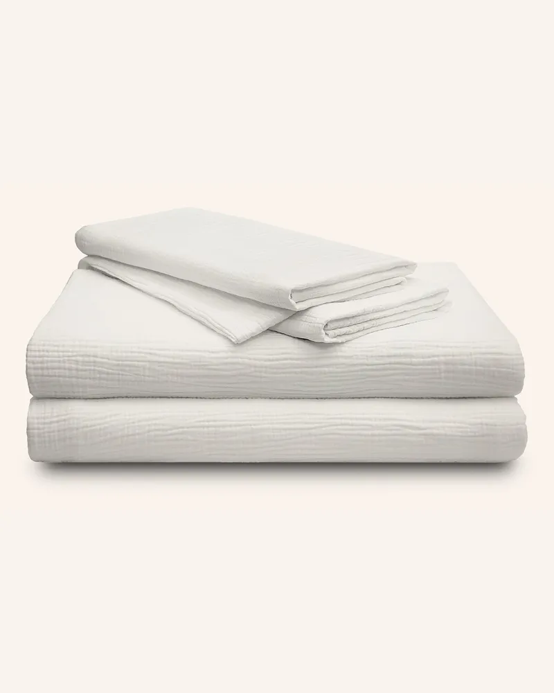 ROYFORT Bettwäsche-Set Musselin beige Creme