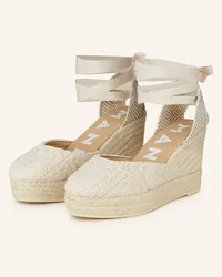 Manebí Wedges - CREME Beige