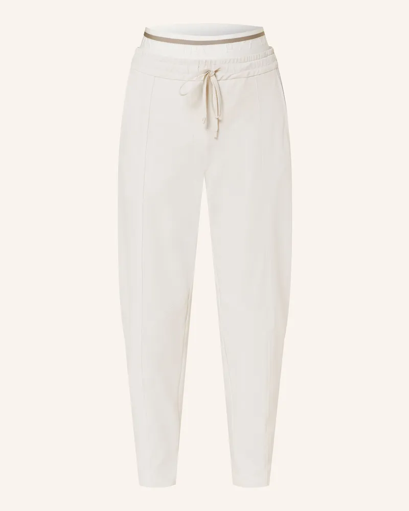 Cambio 7/8-Hose EDEN im Jogging-Stil Creme