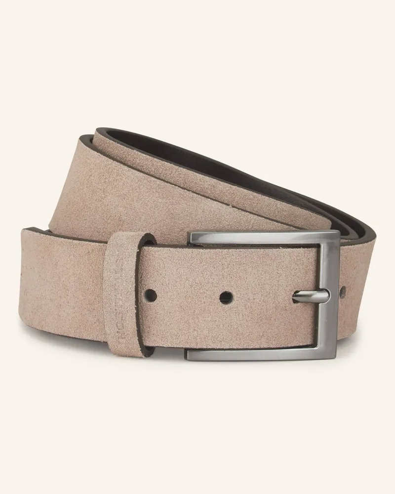 Strellson Ledergürtel Taupe