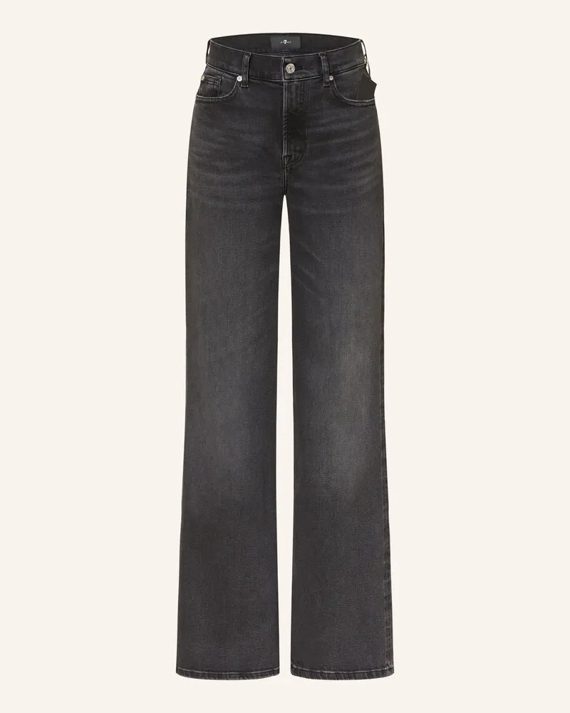 7 for all mankind Wide Leg Jeans Lotta schwarz 3ns
