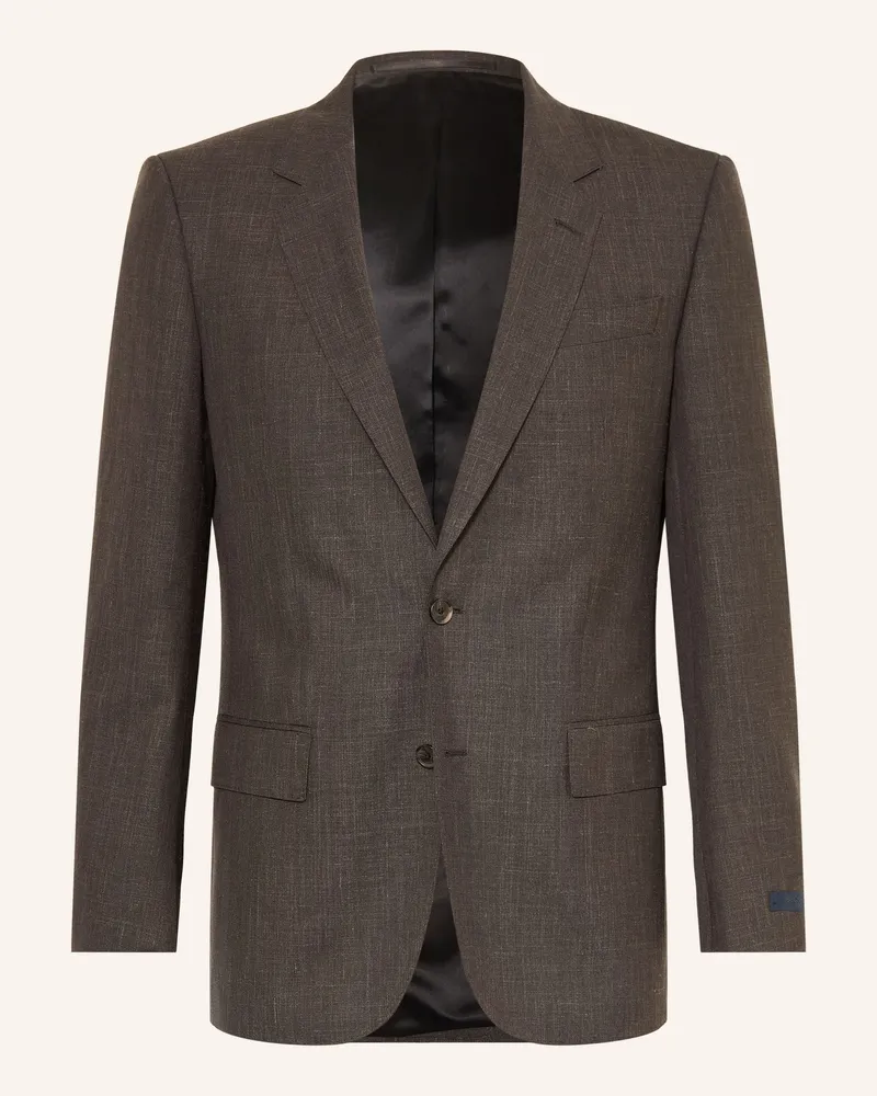 HUGO BOSS Anzugsakko Slim Fit braun 208