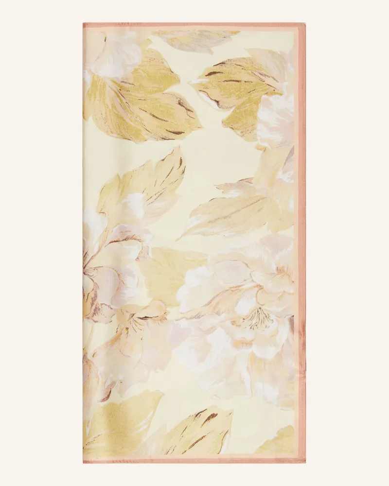 Mrs & HUGS Seidentuch Beige