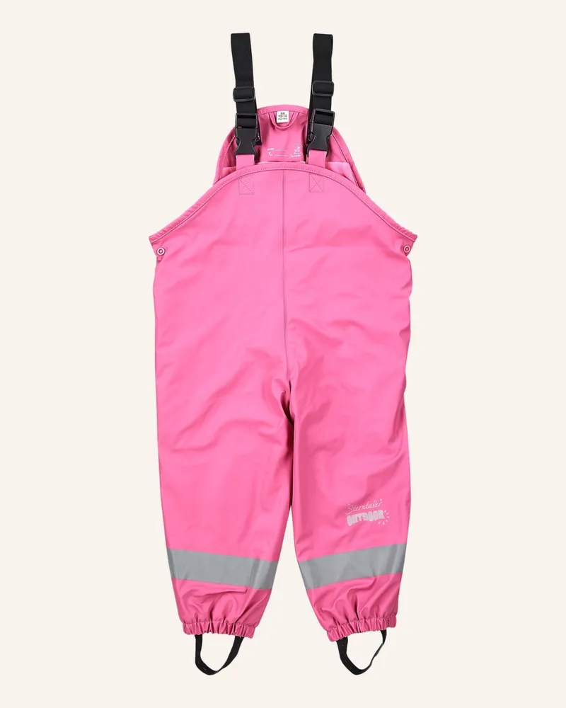 Sterntaler Regenträgerhose gefüttert Rosa