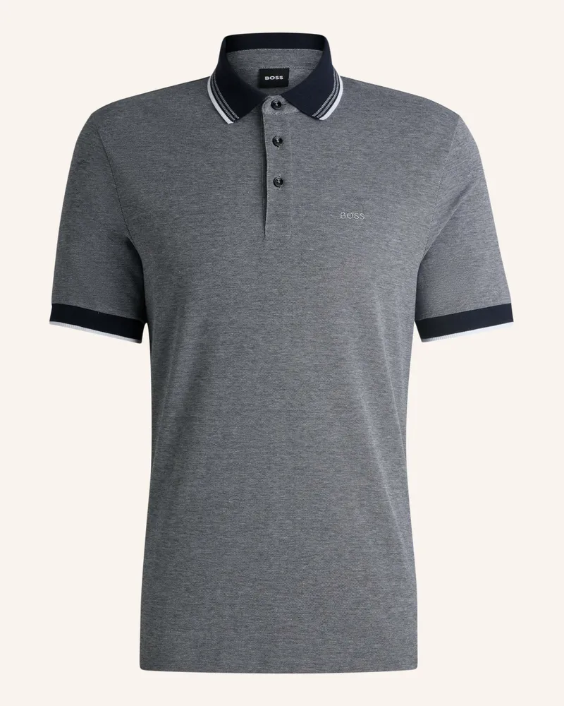 HUGO BOSS Poloshirt H-PROUT 141 Regular Fit Dunkelblau