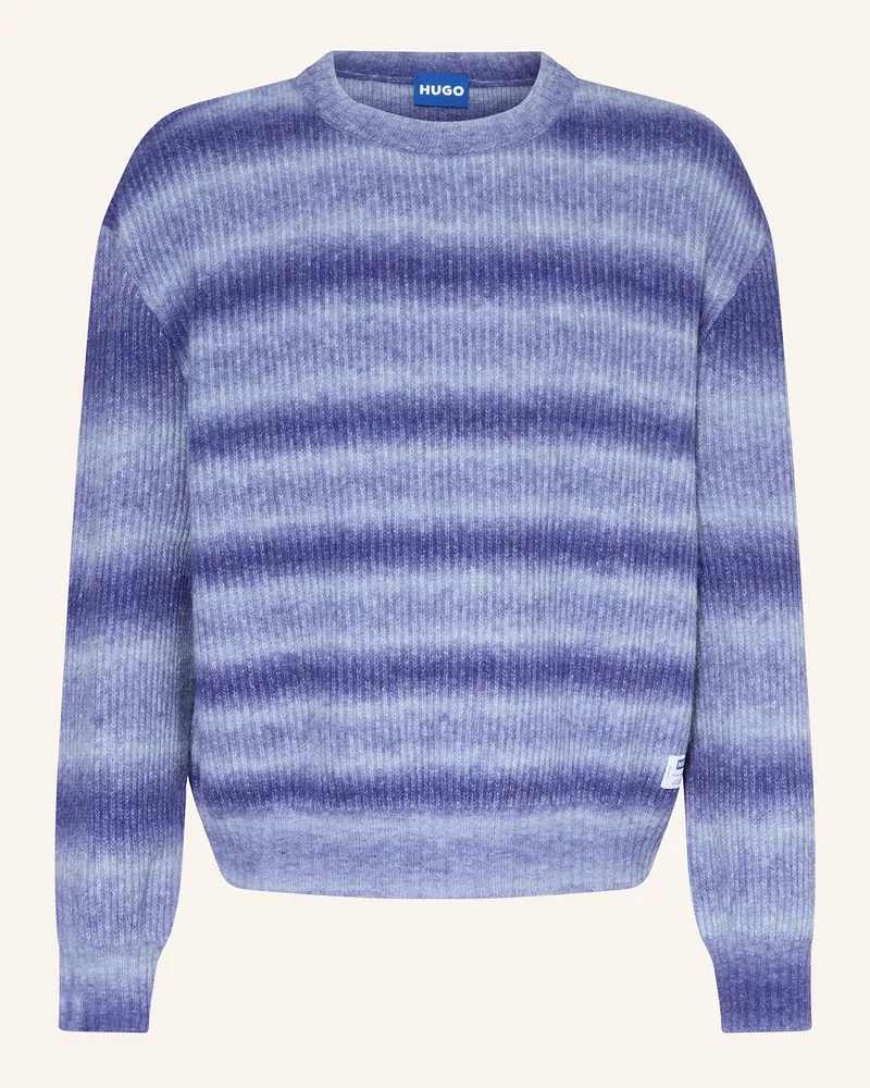 HUGO BOSS Oversized-Pullover Sfusi blau Blau