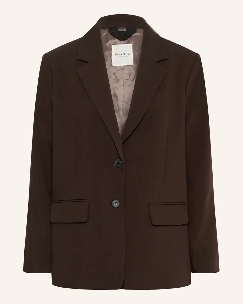 Part Two Blazer Narapw braun Dunkelbraun