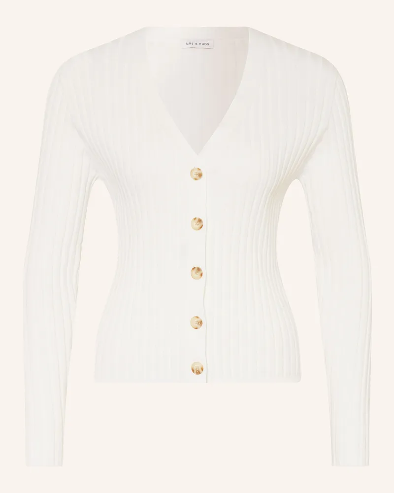 Mrs & HUGS Strickjacke Ecru