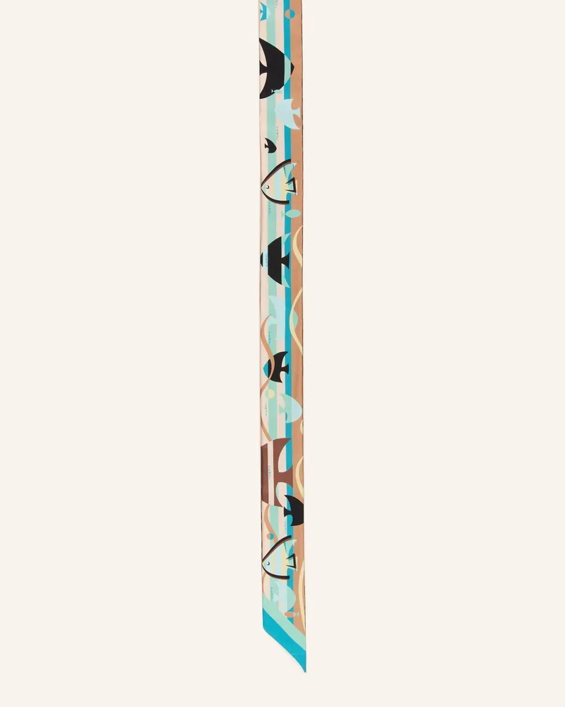 Fendi Seidenschal blau Türkis