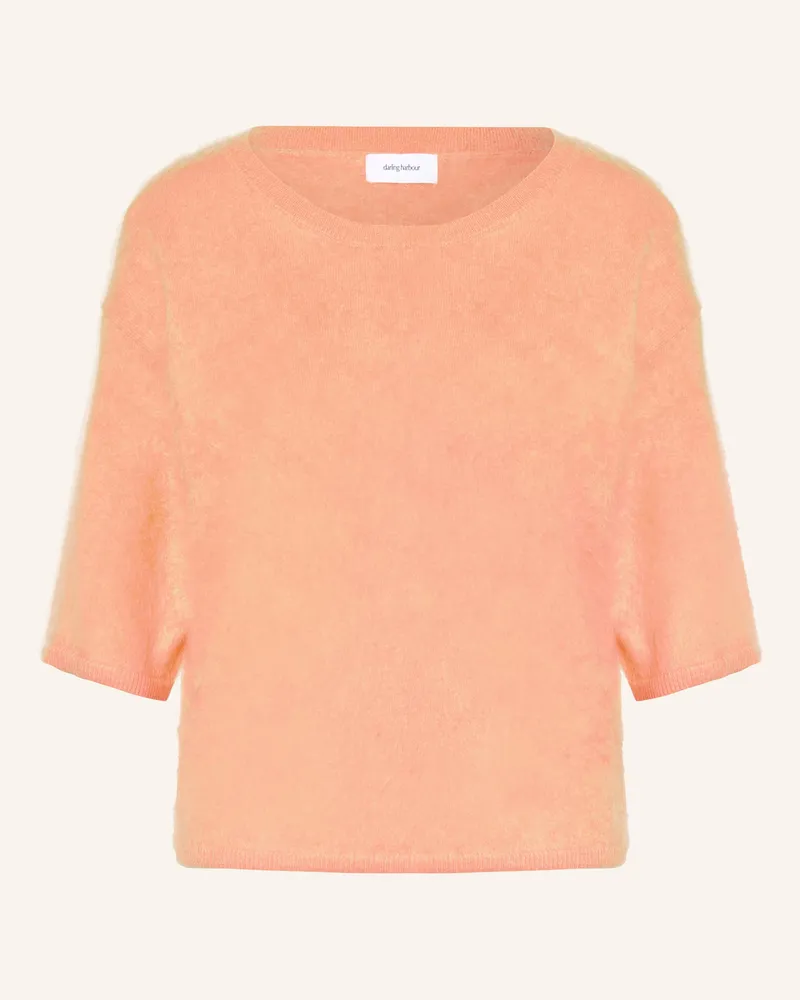 Darling Harbour Cashmere-Pullover mit 3/4-Arm Apricot